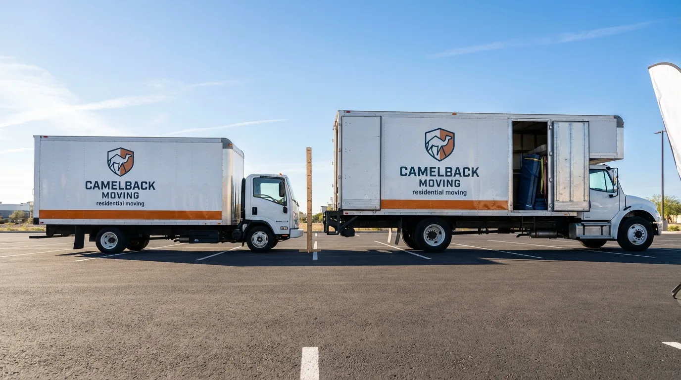 Moving truck size capacity guide in Rockwood